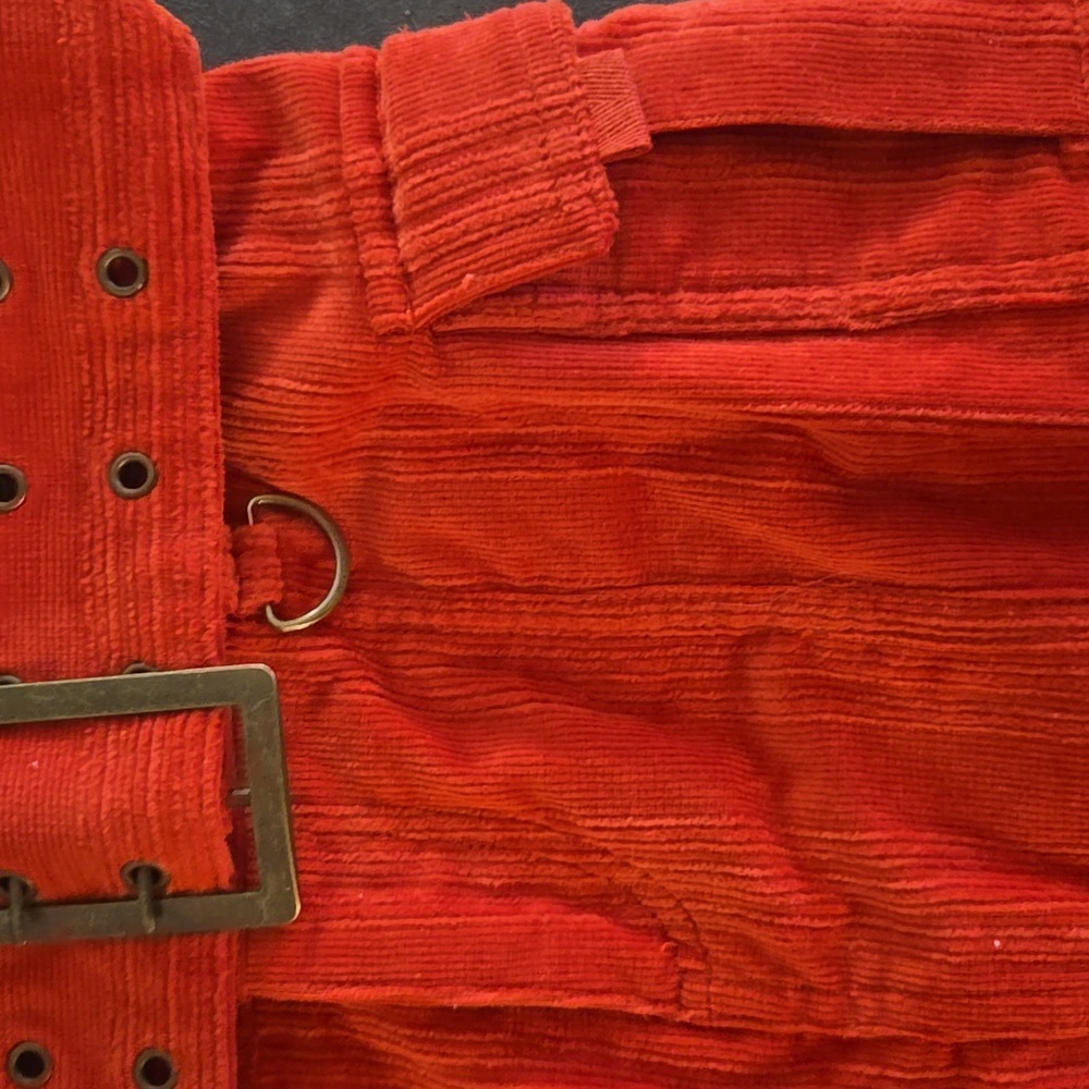 Urban Outfitters Joan Corderoy Mini Belted Skirt - Picture 3 of 6